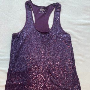 Sequin Sleeveless Top